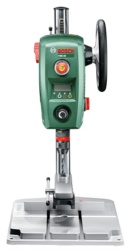 Bosch Tischbohrmaschine PBD 40 (710 W, Max. Bohr-Ø in Stahl/Holz: 13 mm/40 mm, Bohrhub 90mm, im Karton)