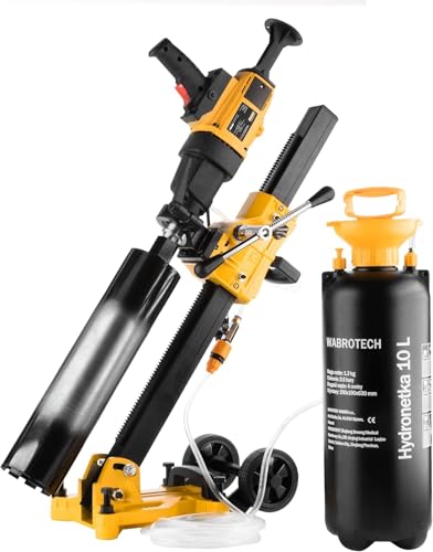 Kernbohrgerät Handgeführt ⌀ 8–112 mm an Kernbohrständer - Diamant Kernbohrmaschine 3960 U/min - Kernlochbohrmaschine 3 Gänge 1500 W für Nass und