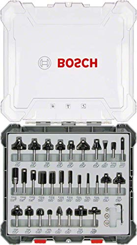 Bosch Tischbohrmaschine PBD 40 + Bosch 91tlg. Titanium-Bohrer- und Bit Set V-Line + Bosch 83tlg. V-Line Titanium-Bohrer- und Bit-Set mit
