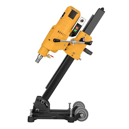 Kernbohrgerät 3950 W an Neigbarer Kernbohrständer mit Transportrollen - Diamant Kernbohrmaschine 580 U/min – Kernbohreinheit 230 V mit
