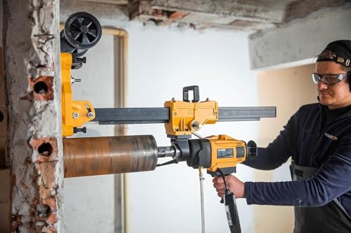 Kernbohrgerät Handgeführt ⌀22–202 mm an Neigbarer Kernbohrständer - Diamant Kernbohrmaschine 1400 U/min mit PRCD-Schutzschalter –