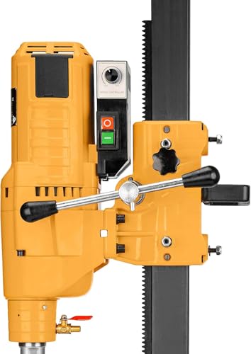 Kernbohrgerät 4350 W an Neigbarer Kernbohrständer mit Transportrollen - Diamant Kernbohrmaschine 760 U/min – Kernbohreinheit 230 V mit