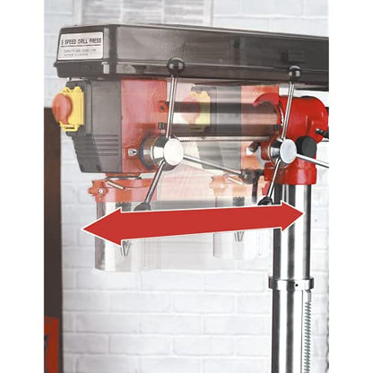 Sealey GDM790BR Säulen-Radialbohrmaschine Tischbohrmaschine mit 5 Geschwindigkeiten