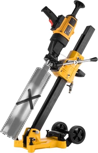 Kernbohrgerät Handgeführt ⌀ 8–112 mm an Kernbohrständer - Diamant Kernbohrmaschine 3960 U/min - Kernlochbohrmaschine 3 Gänge 1500 W für Nass und