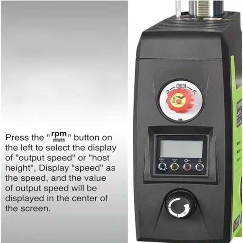 Tischbohrständer, 800 W, gebürstete Digitalanzeige, Mini-Elektrobohrmaschinen-Bohrfutter, 1,5–16 mm, 6-Gang-Tischbohrmaschine, Spindeldrehzahl: