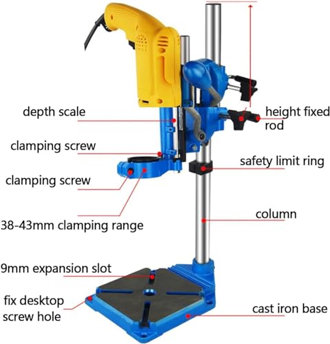 Bohrständer Bohrmaschinenständer Bohrständer für Handbohrmaschine Tischbohrmaschine Ständer Standbohrmaschine, Geschenke für Heimwerker
