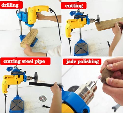 Bohrständer Bohrmaschinenständer Bohrständer für Handbohrmaschine Tischbohrmaschine Ständer Standbohrmaschine, Geschenke für Heimwerker