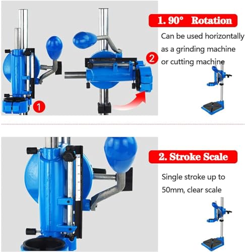 Bohrständer Bohrmaschinenständer Bohrständer für Handbohrmaschine Tischbohrmaschine Ständer Standbohrmaschine, Geschenke für Heimwerker