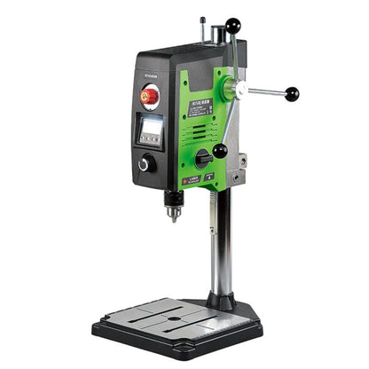 Tischbohrständer, 800 W, gebürstete Digitalanzeige, Mini-Elektrobohrmaschinen-Bohrfutter, 1,5–16 mm, 6-Gang-Tischbohrmaschine, Spindeldrehzahl: