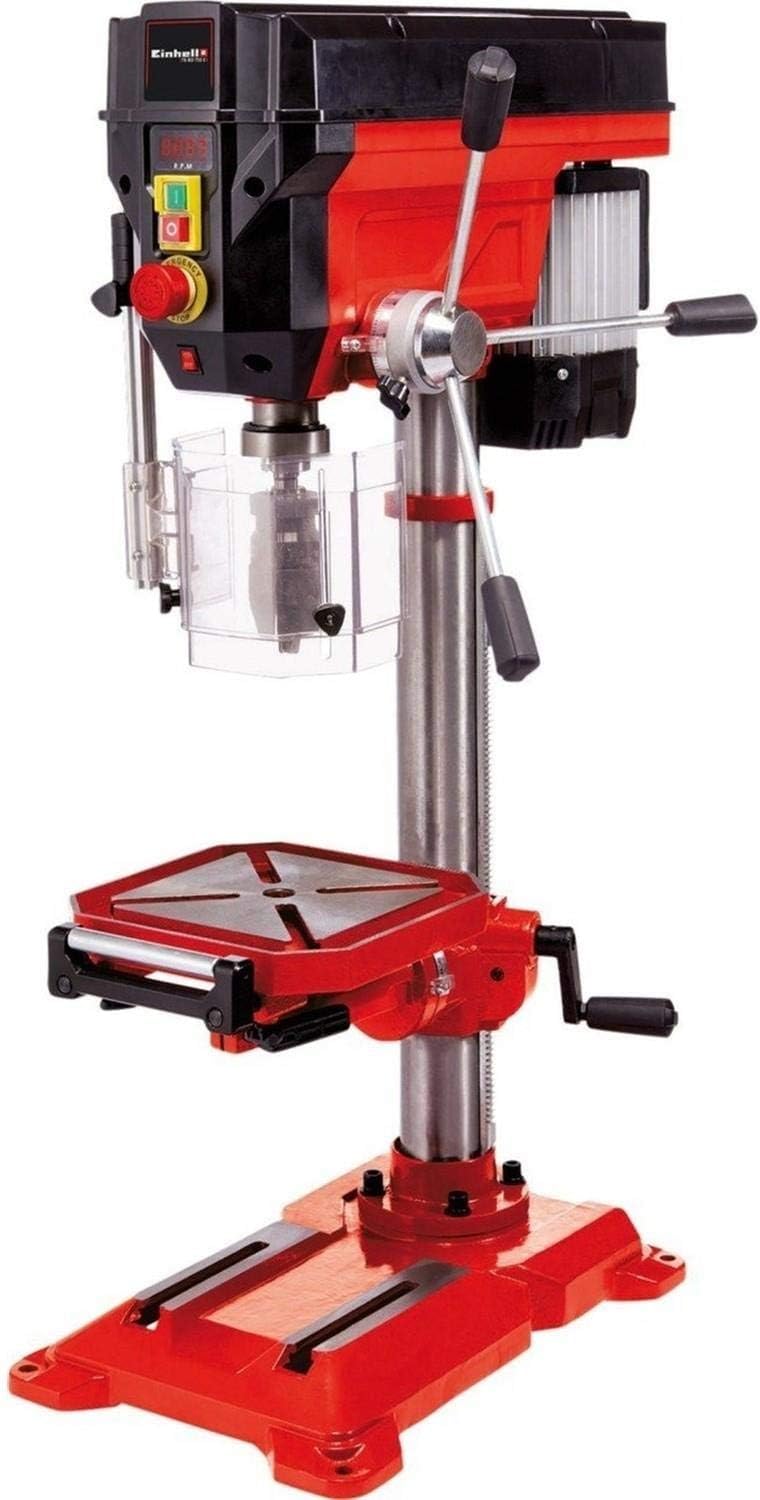 Bosch Home and Garden Tischbohrmaschine PBD 40 (710 W, Max. Bohr-Ø in Stahl/Holz: 13 mm/40 mm, Bohrhub 90mm, im Karton), Grün & Arbeitstisch PWB 600