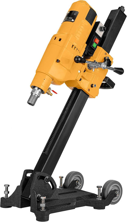 Kernbohrgerät 4350 W an Neigbarer Kernbohrständer mit Transportrollen - Diamant Kernbohrmaschine 760 U/min – Kernbohreinheit 230 V mit