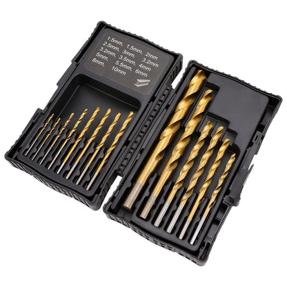 Bosch Tischbohrmaschine PBD 40 + Bosch 91tlg. Titanium-Bohrer- und Bit Set V-Line + Bosch 83tlg. V-Line Titanium-Bohrer- und Bit-Set mit