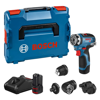 Bosch Professional 12V System Akku-Bohrschrauber GSR 12V-35 FC + 35x Extra Hard Schrauberbit‑ und CYL-3 Bohrer-Set (197 x 110,5 mm)